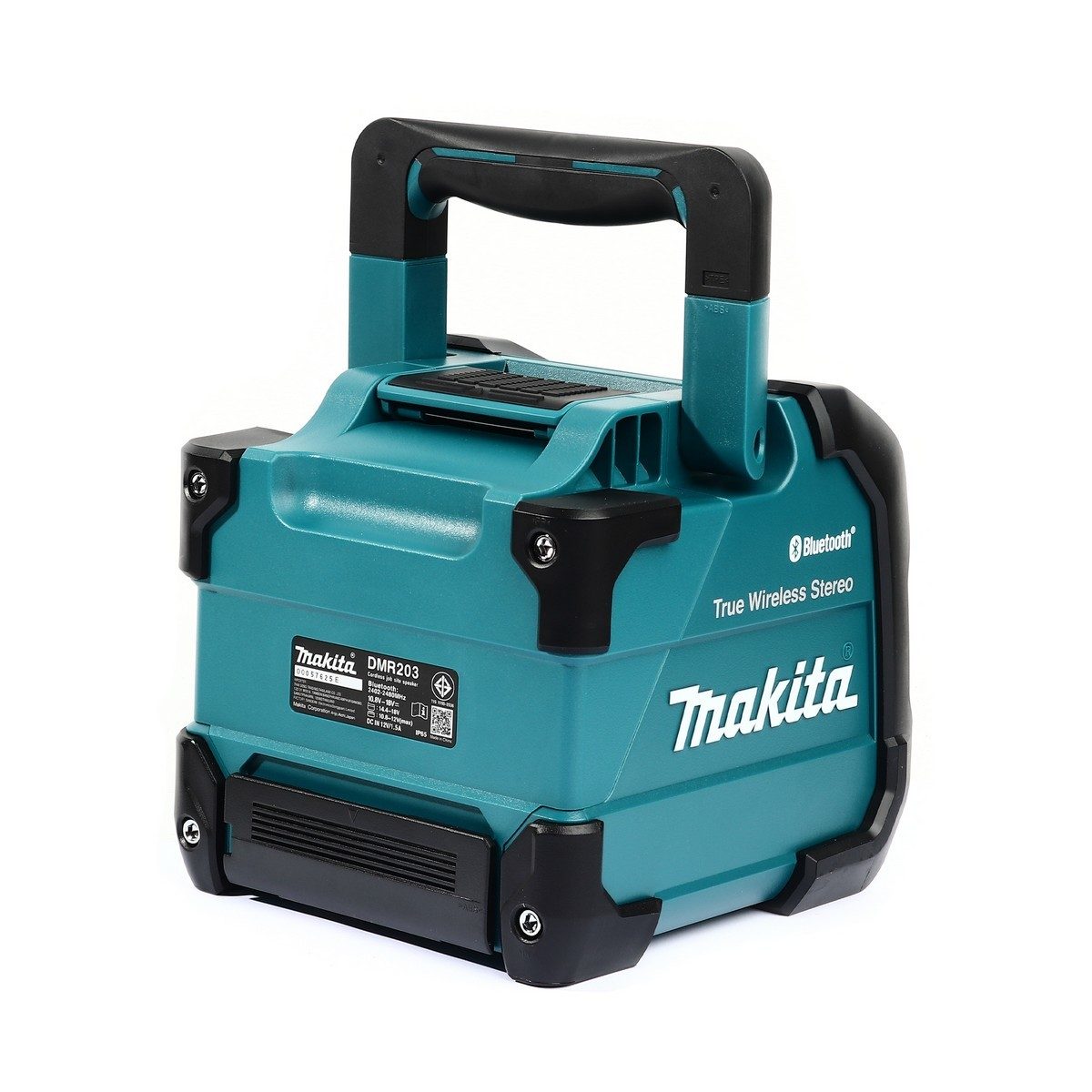 MAKITA ลำโพงบลูทูธไร้สาย รุ่น DMR203 รองรับแบตเตอรี่ 12 โวลต์ / 18 โวลต์ เชื่อมต่อผ่าน Bluetooth เวอร์ชั่น 5.0 ไม่รวมแบตเตอรี่-แท่นชาร์จ (มา