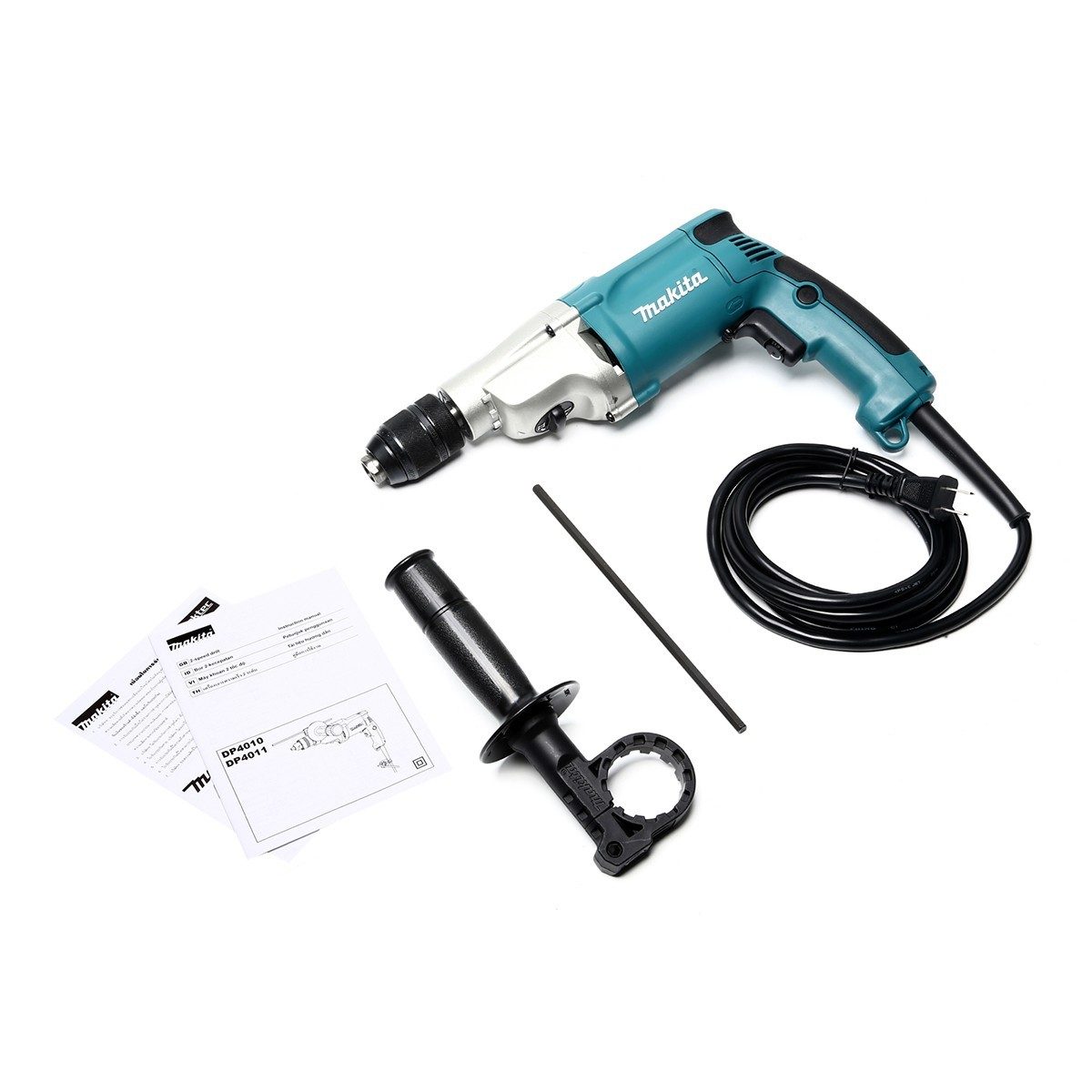MAKITA สว่านไฟฟ้า 2 สปีด ขนาด 1/2 นิ้ว กำลังไฟ 720 วัตต์ รุ่น DP-4011ความเร็วรอบสูงสุด 0-2,900 รอบ/นาที สามารถปรับซ้ายขวาได้ หัวสว่านแบบสวมเ