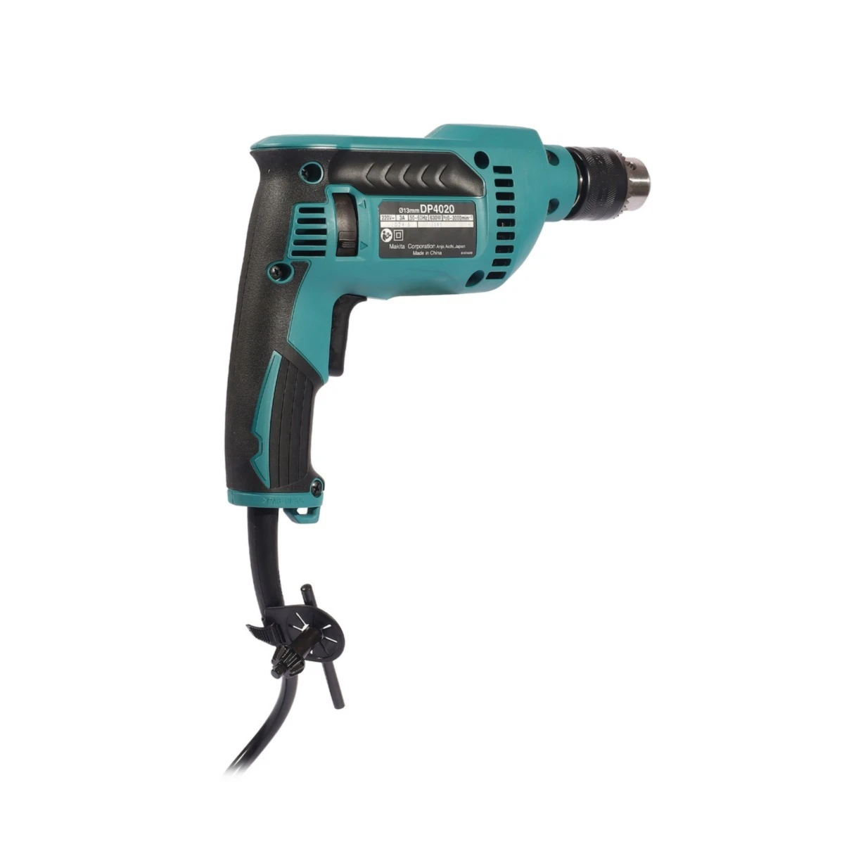 MAKITA สว่านไฟฟ้า ขนาด 1/2 นิ้ว กำลังไฟ 630 วัตต์ รุ่น DP4020 เจาะเหล็ก 13 มม. เจาะไม้ 30 มม. ความเร็วรอบตัวเปล่าสูงสุด 0 - 3,000 รอบ/นาที (