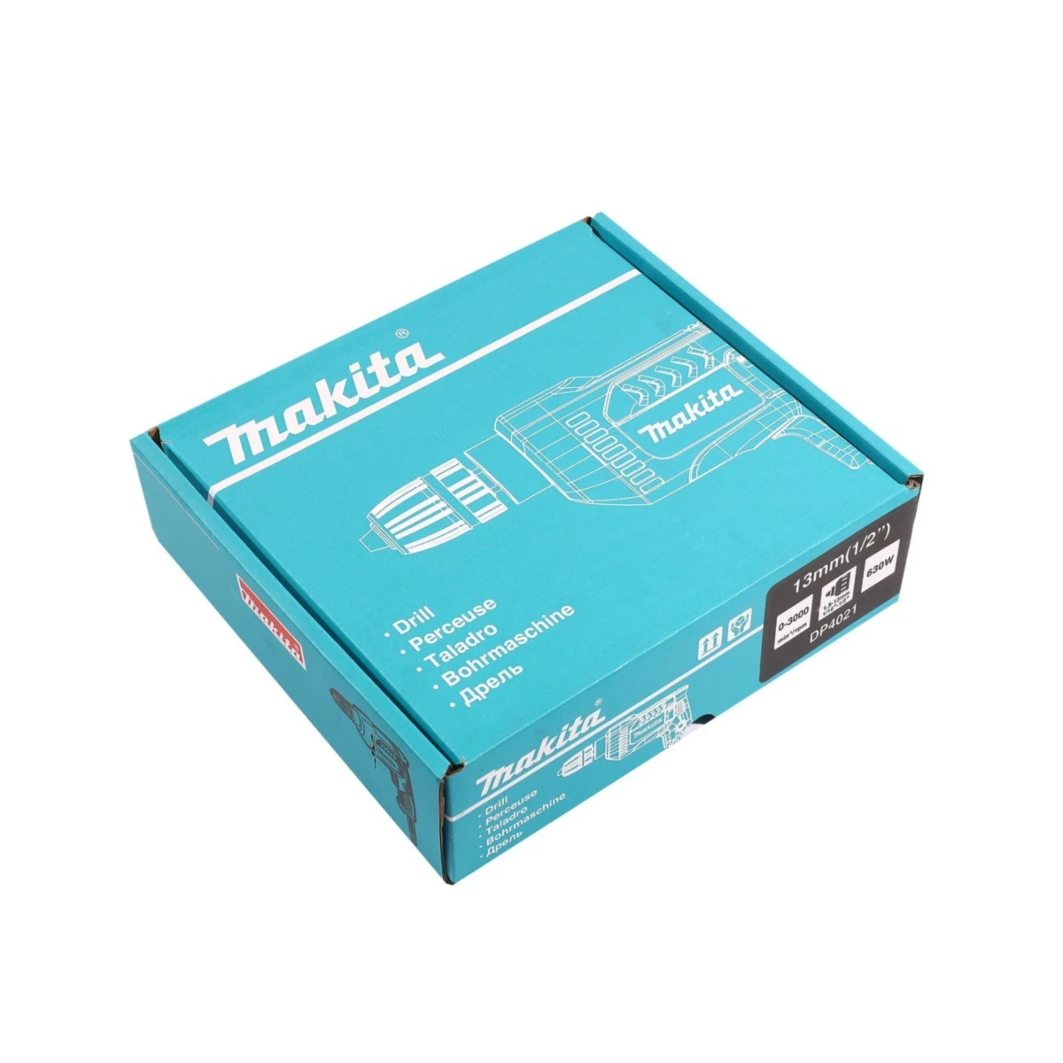 MAKITA สว่านไฟฟ้า ขนาด 1/2 นิ้ว กำลังไฟ 630 วัตต์ รุ่น DP4021 หัว Keyless เจาะเหล็ก 13 มม. เจาะไม้ 30 มม. ความเร็วรอบตัวเปล่าสูงสุด 0 - 3,00