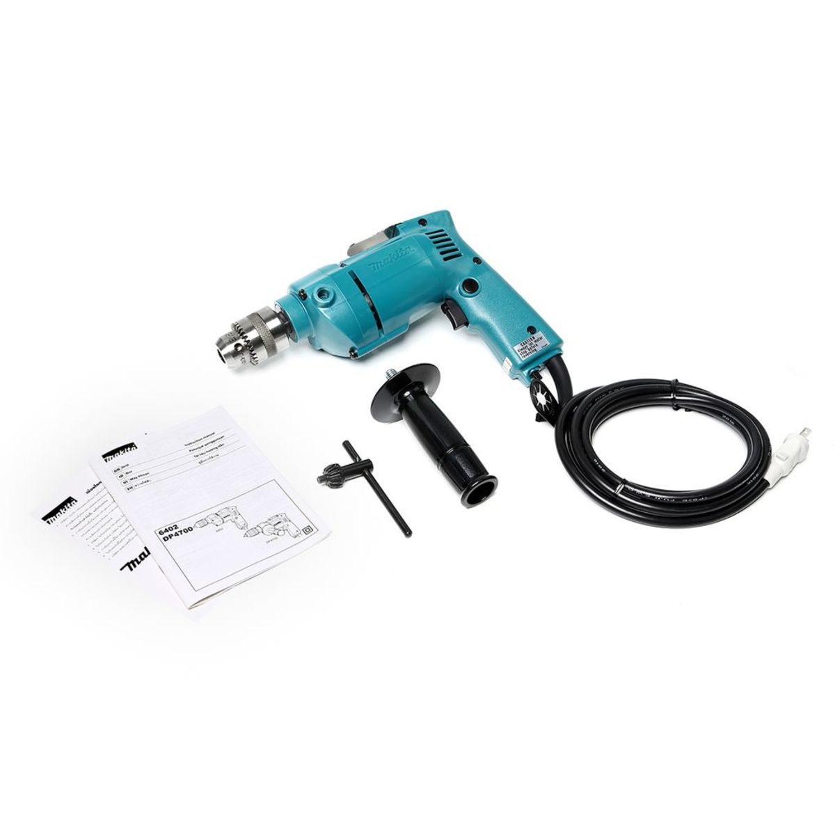 MAKITA สว่านไฟฟ้า ขนาด 1/2 นิ้ว กำลังไฟ 510 วัตต์ รุ่น DP-4700 เจาะเหล็ก 13 มม. เจาะไม้ 36 มม. ความเร็วรอบตัวเปล่าสูงสุด 0-550 รอบ/นาที ปรับ