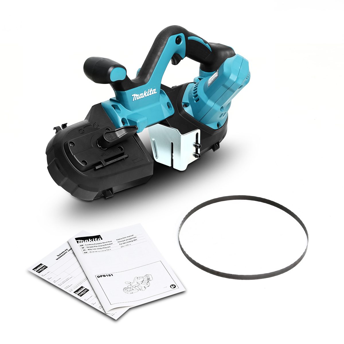 MAKITA เลื่อยสายพานไร้สาย 18 โวลต์ ขนาด 64 มม. (2-1/2 นิ้ว) รุ่น DPB181Z แบตเตอรี่ LXT LI-ON (ไม่รวมแบตเตอรี่-แท่นชาร์จ)