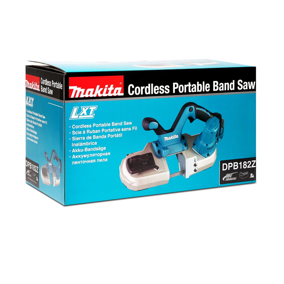 MAKITA เลื่อยสายพานไร้สาย 18 โวลต์ ขนาด 64 มม. (2-1/2 นิ้ว) รุ่น DPB182Z ไม่รวมแบตเตอรี่และแท่นชาร์จ (มากีต้า)