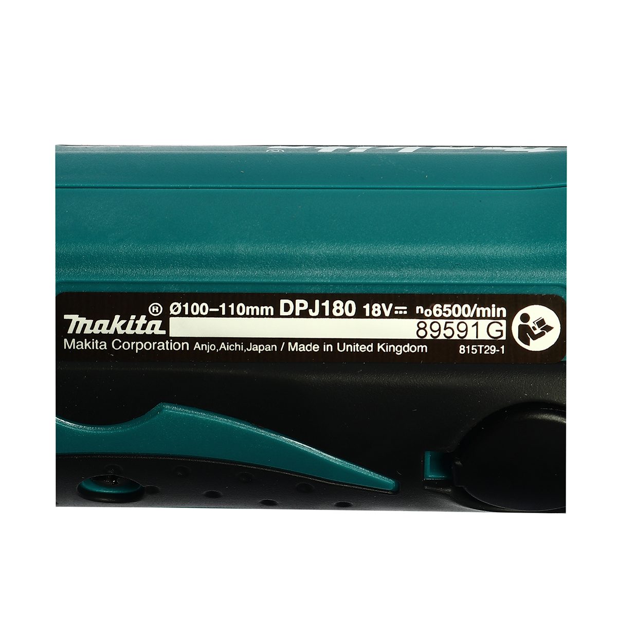 เครื่องเซาะร่องไร้สาย 18 โวลต์ มากีต้า (MAKITA) รุ่น DPJ180Z เส้นผ่าศูนย์กลางใบตัด 100 มม. (4 นิ้ว) ความลึกสุดที่ตัดได้ 20 มม. (3/4 นิ้ว) มี