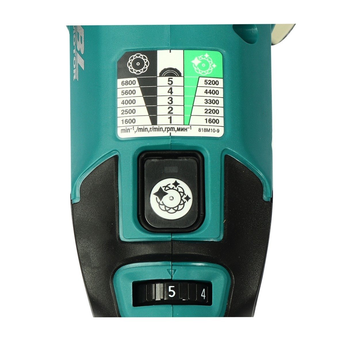MAKITA เครื่องขัดเงาไร้สาย 18 โวลต์ ขนาด 5 นิ้ว (125 มม.) รุ่น DPO500Z ไม่รวมแบตเตอรี่และแท่นชาร์จ (มากีต้า)