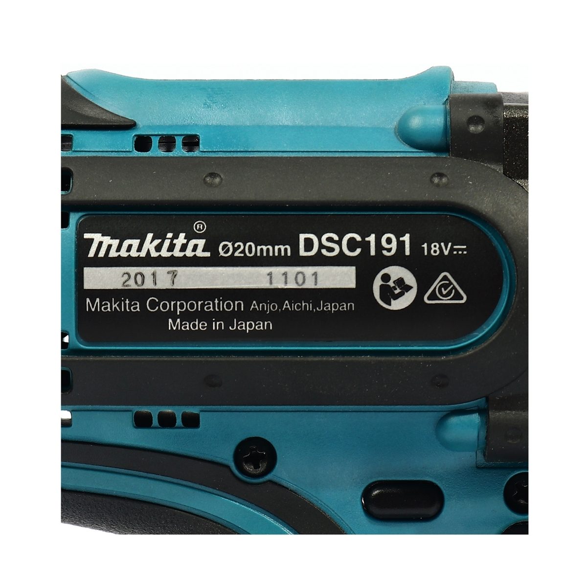 MAKITA เครื่องตัดเหล็กเส้นไร้สาย 18 โวลต์ ขนาด 20 มม. รุ่น DSC191Z ไม่รวมแบตเตอรี่และแท่นชาร์จ (มากีต้า)