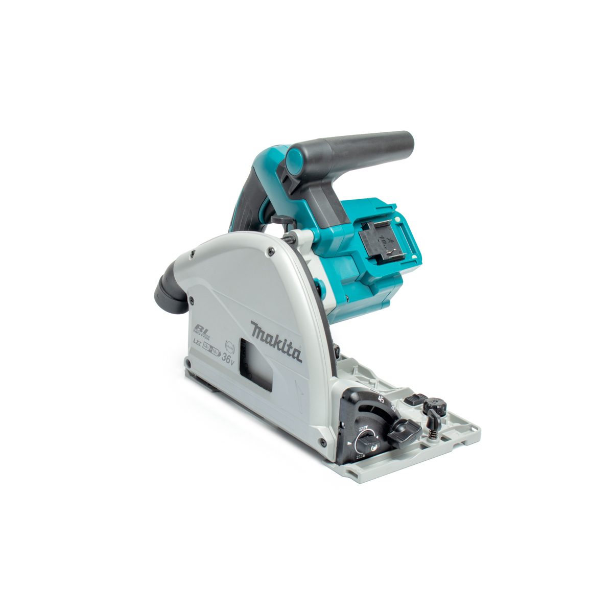MAKITA เลื่อยวงเดือนตัดตามราง 36 โวลต์ ขนาด 6 นิ้ว รุ่น DSP600Z ความเร็วรอบตัวเปล่า 6,300 รอบ/นาที ไม่รวมแบตเตอรี่-แท่นชาร์จ (มากีต้า)