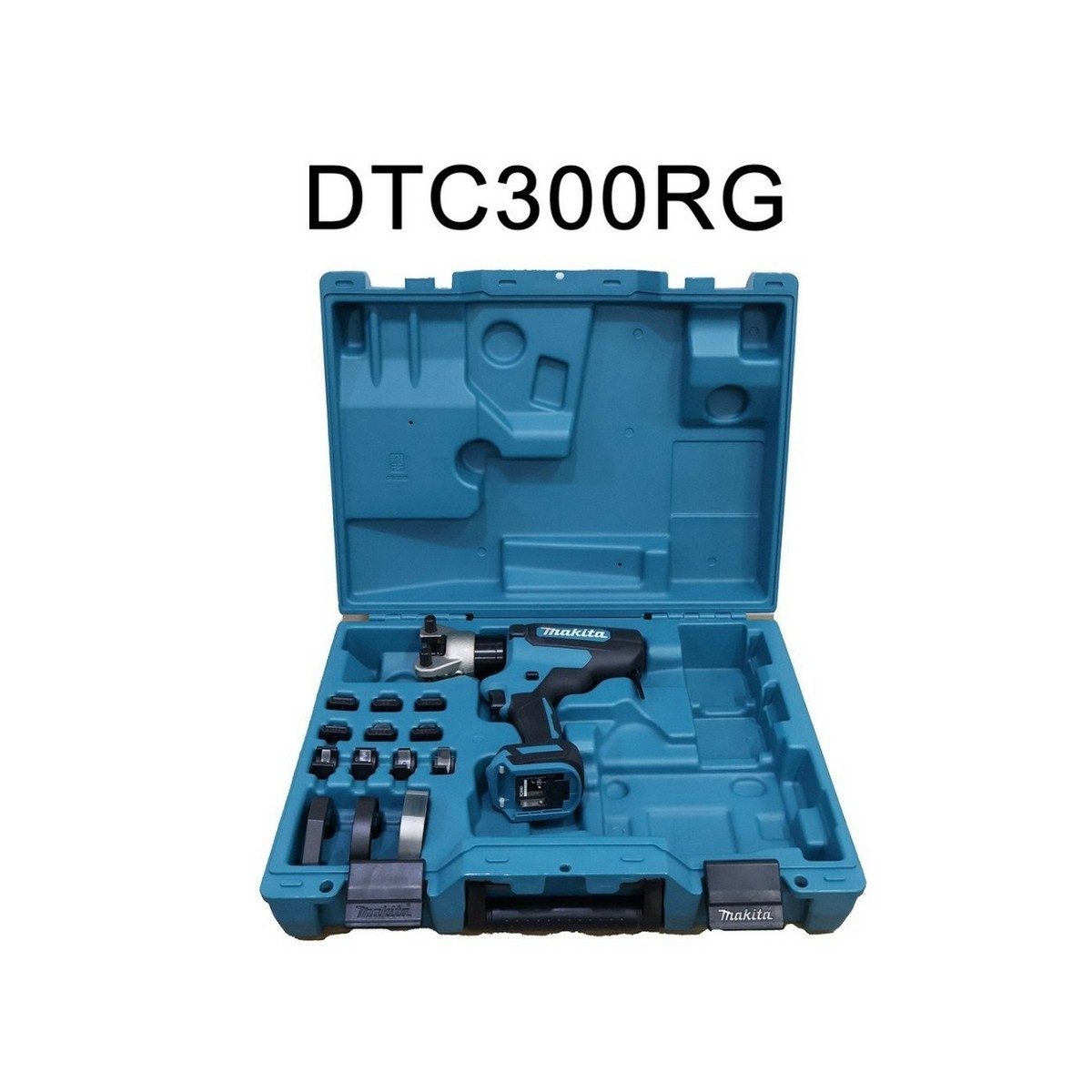 MAKITA เครื่องย้ำสายเคเบิ้ล 12T+ 14ACC รุ่น DTC300RG ระยะการย้ำ 14-250 มม. ความสามารถในการตัดสายเคเบิลสูงสุด 50 มม. (มากีต้า)