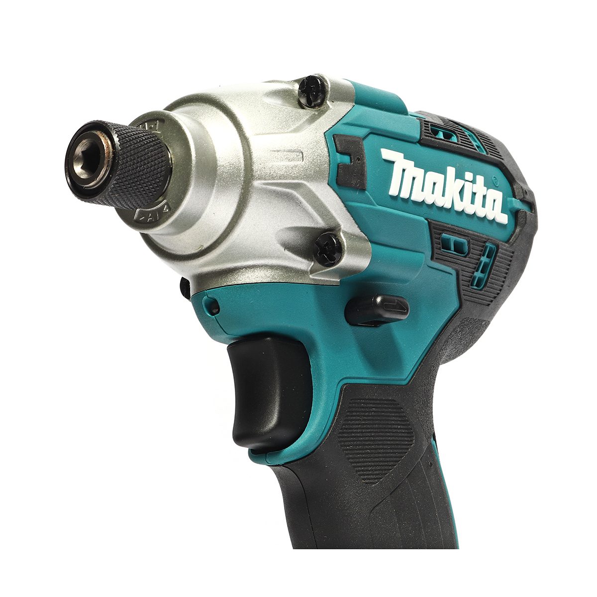 สว่านไขควงไร้สาย 18 โวลต์ มากีต้า (MAKITA) รุ่น DTD156Z ขนาดแกน 6.35 มม. (1/4 นิ้ว) แรงบิดสูงสุด 155 นิวตันเมตร อัตรากระแทกต่อนาที 0 - 3,000