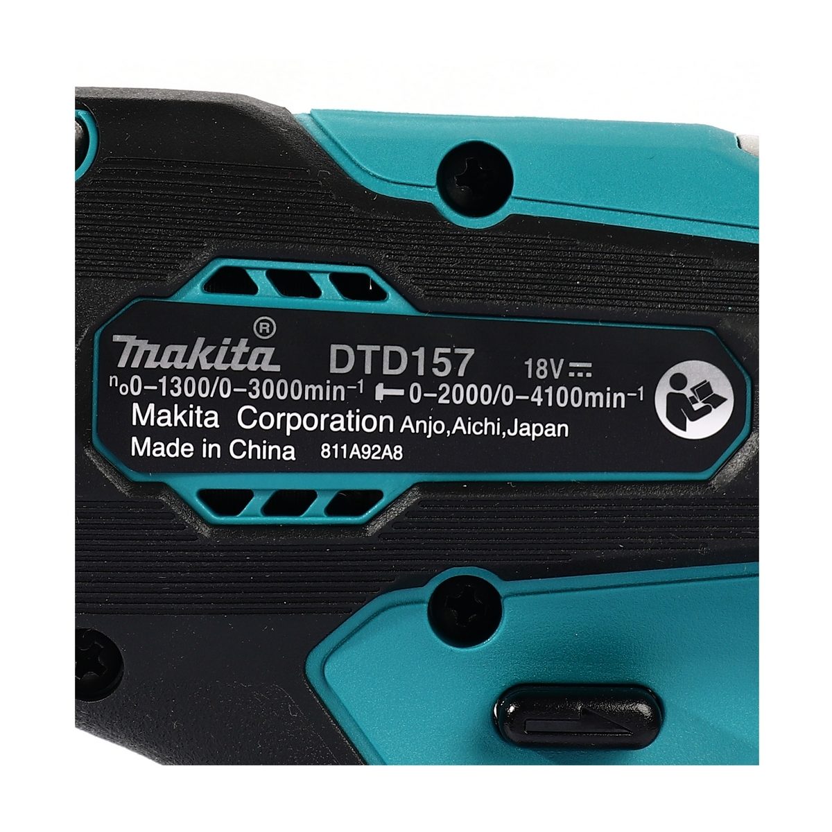 MAKITA (มากีต้า) สว่านกระแทกไร้สาย 18V รุ่น DTD157RFJ แรงบิดสูงสุด 140 นิวตันเมตร มอเตอร์ไร้แปรงถ่าน สามารถทำงานในพื้นที่แคบได้ (พร้อมแบตเตอ