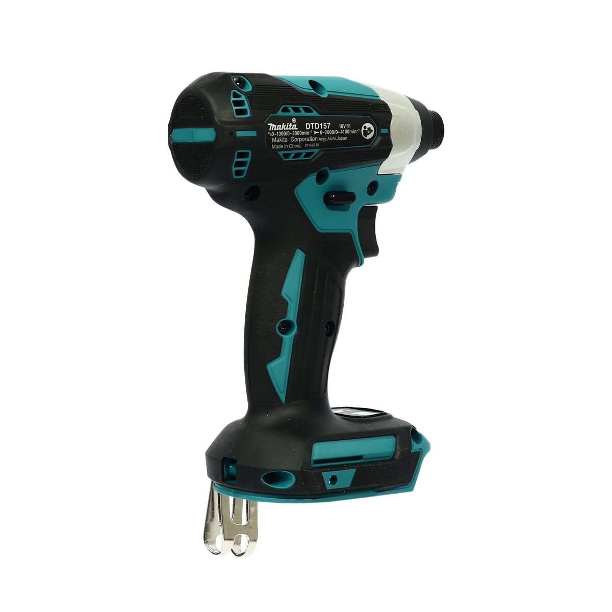 MAKITA (มากีต้า) สว่านกระแทกไร้สาย 18V รุ่น DTD157Z แรงบิดสูงสุด 140 นิวตันเมตร มอเตอร์ไร้แปรงถ่าน สามารถทำงานในพื้นที่แคบได้ (เครื่องเปล่า)