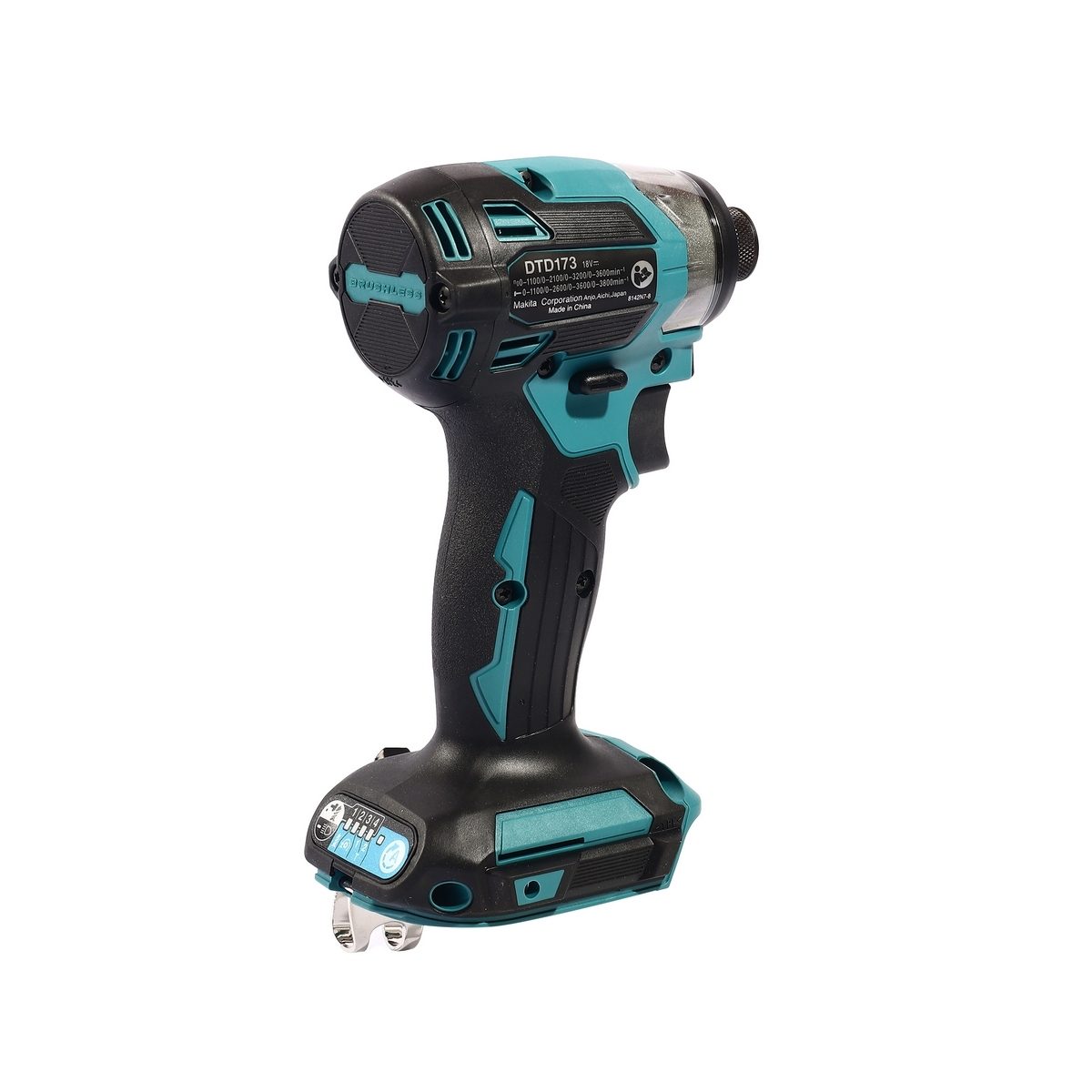 MAKITA สว่านอิมแพคไร้สาย 18 โวลต์ รุ่น DTD173RTJ มอเตอร์ BL แรงบิด 180 นิวตันเมตร ไม่รวมแบตเตอรี่-แท่นชาร์จ (มากีต้า)