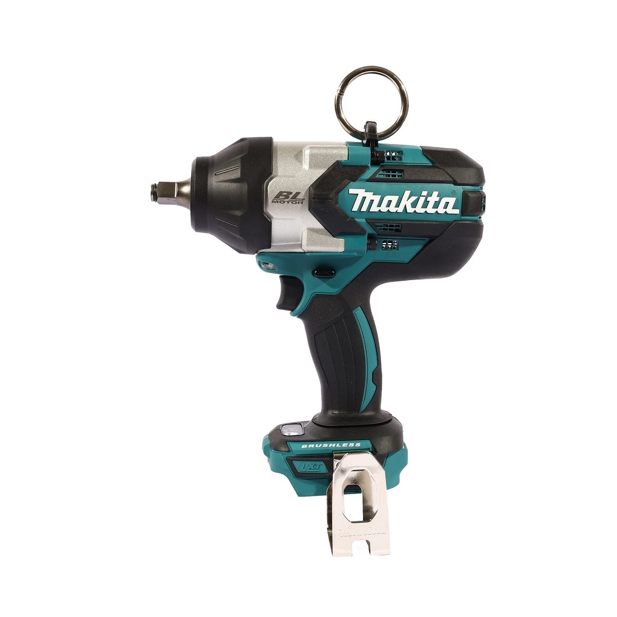 MAKITA เครื่องขันบล๊อกไร้สาย 18 โวลต์ 1/2 นิ้ว + สายสะพาย รุ่น DTW1002ZX2 แรงบิดสูงสุด 1,000 นิวตันเมตร ไม่รวมแบตเตอรี่และแท่นชาร์จ (มากีต้า