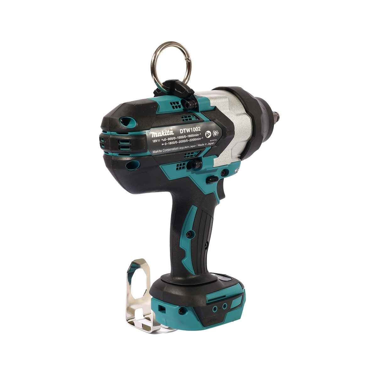MAKITA เครื่องขันบล๊อกไร้สาย 18 โวลต์ 1/2 นิ้ว + สายสะพาย รุ่น DTW1002ZX2 แรงบิดสูงสุด 1,000 นิวตันเมตร ไม่รวมแบตเตอรี่และแท่นชาร์จ (มากีต้า