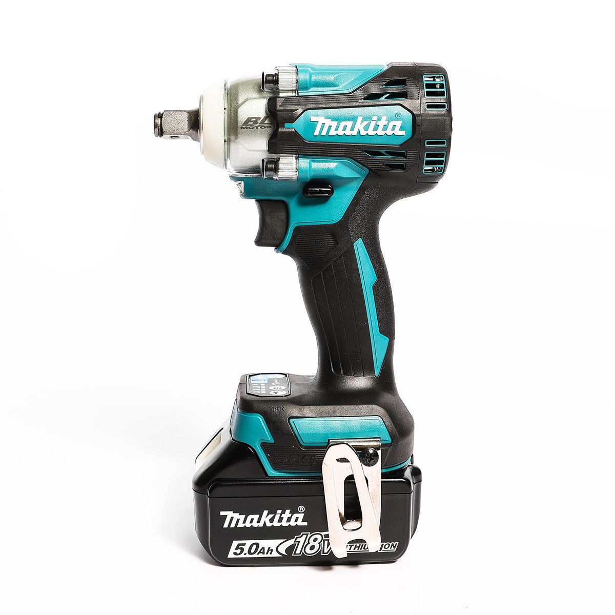 MAKITA เครื่องขันบล๊อกไร้สาย 18 โวลต์ 1/2 นิ้ว รุ่น DTW300RTJ แรงบิดสูงสุด 330 นิวตันเมตร รวมแบตเตอรี่และแท่นชาร์จ (มากีต้า)