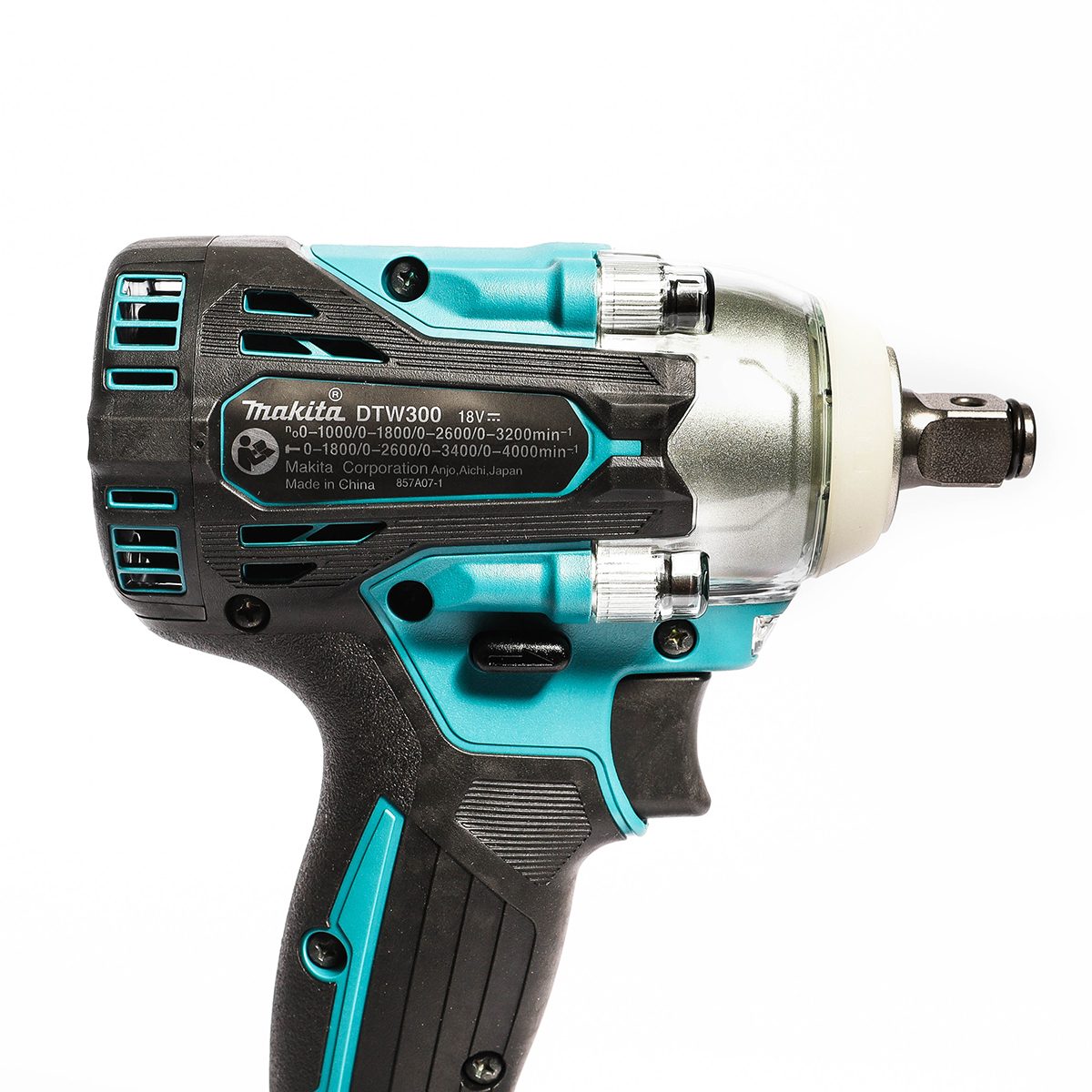 MAKITA เครื่องขันบล๊อกไร้สาย 18 โวลต์ 1/2 นิ้ว รุ่น DTW300RTJ แรงบิดสูงสุด 330 นิวตันเมตร รวมแบตเตอรี่และแท่นชาร์จ (มากีต้า)