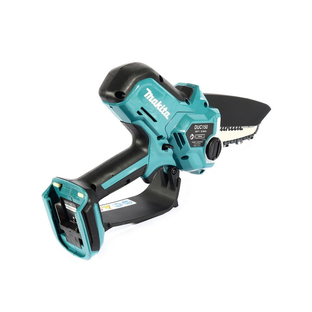MAKITA เลื่อยโซ่ไร้สาย 18 โวลต์ 6 นิ้ว รุ่น DUC150Z ความเร็วโซ่สูงสุด 8.0 เมตร/ วินาที ถังน้ำมัน 55 มล. มอเตอร์ BL ไม่รวมแบตเตอรี่-แท่นชาร์จ