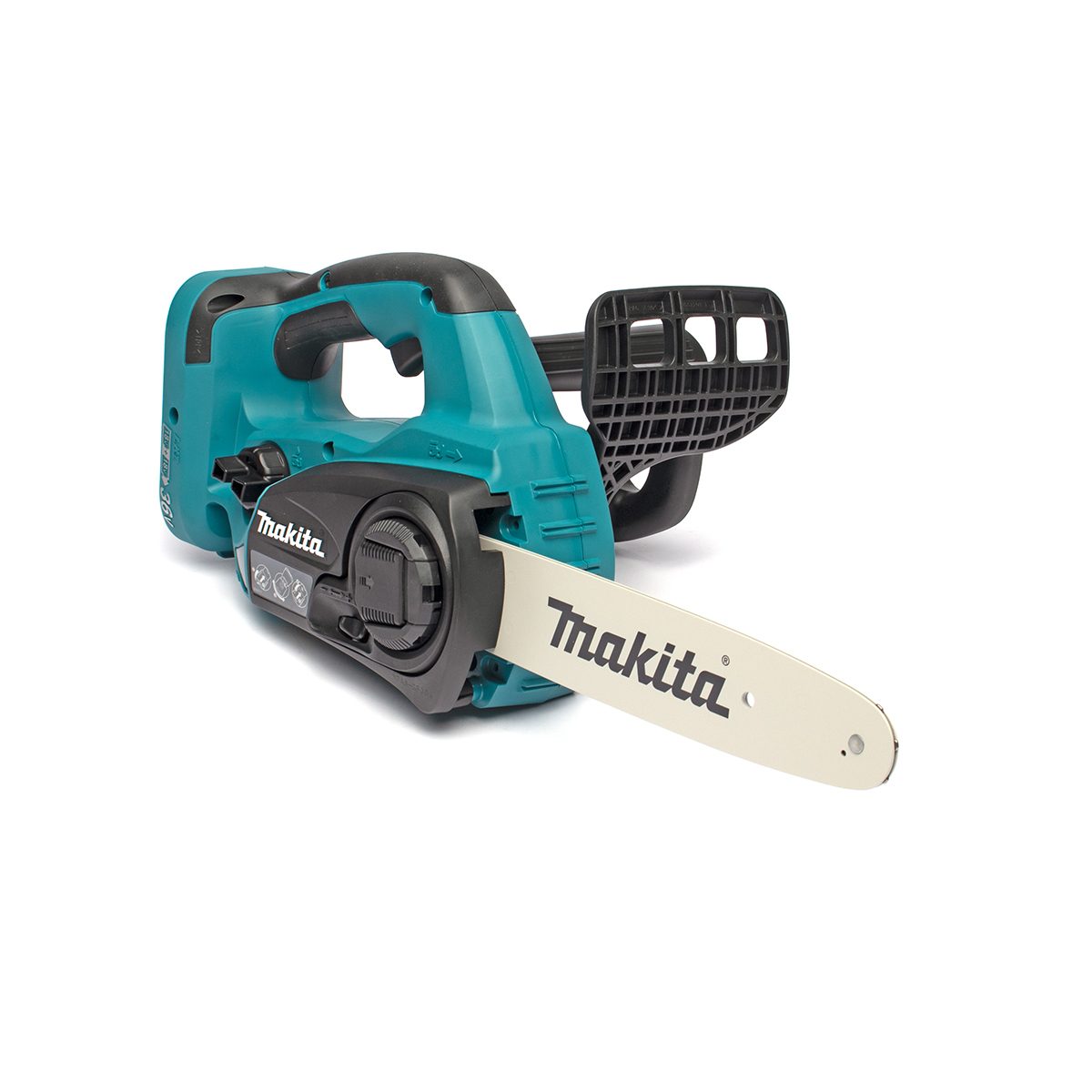 MAKITA เลื่อยโซ่ไร้สาย 36 โวลต์ ความยาวบาร์ 10 นิ้ว (250 มม.) รุ่น DUC252Z ถังน้ำมันโซ่ 85 มล. ความยาวในการตัด 238 มม. (9-3/8 นิ้ว) ไม่รวมแบ