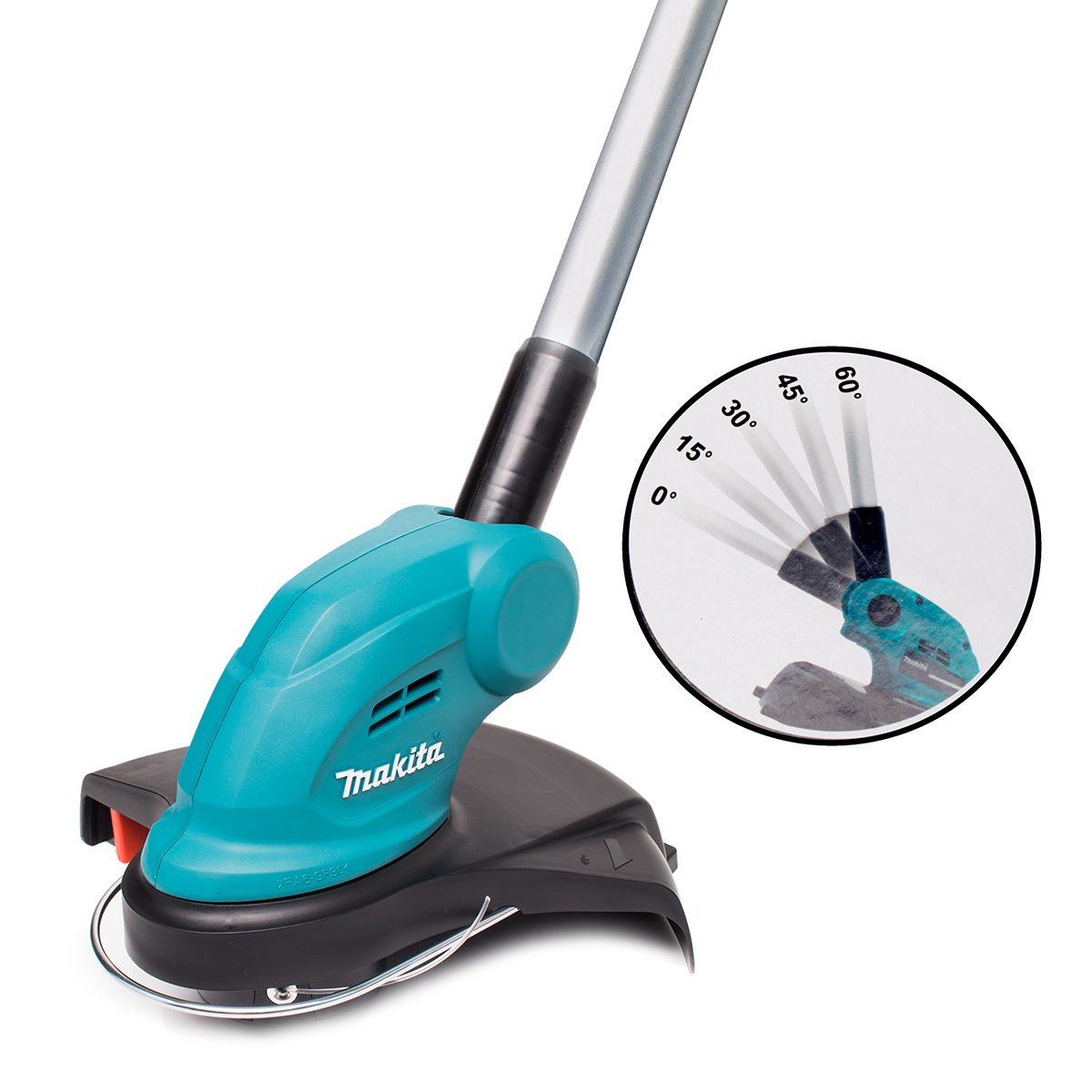 MAKITA เครื่องเล็มหญ้าสายเอ็น 18V รุ่น DUR181Z ความกว้างในการจัด 260 มม. (10-1/4 นิ้ว) ความเร็วรอบตัวเปล่า 7,800 รอบ/นาที ไม่รวมแบตเตอรี่-แท