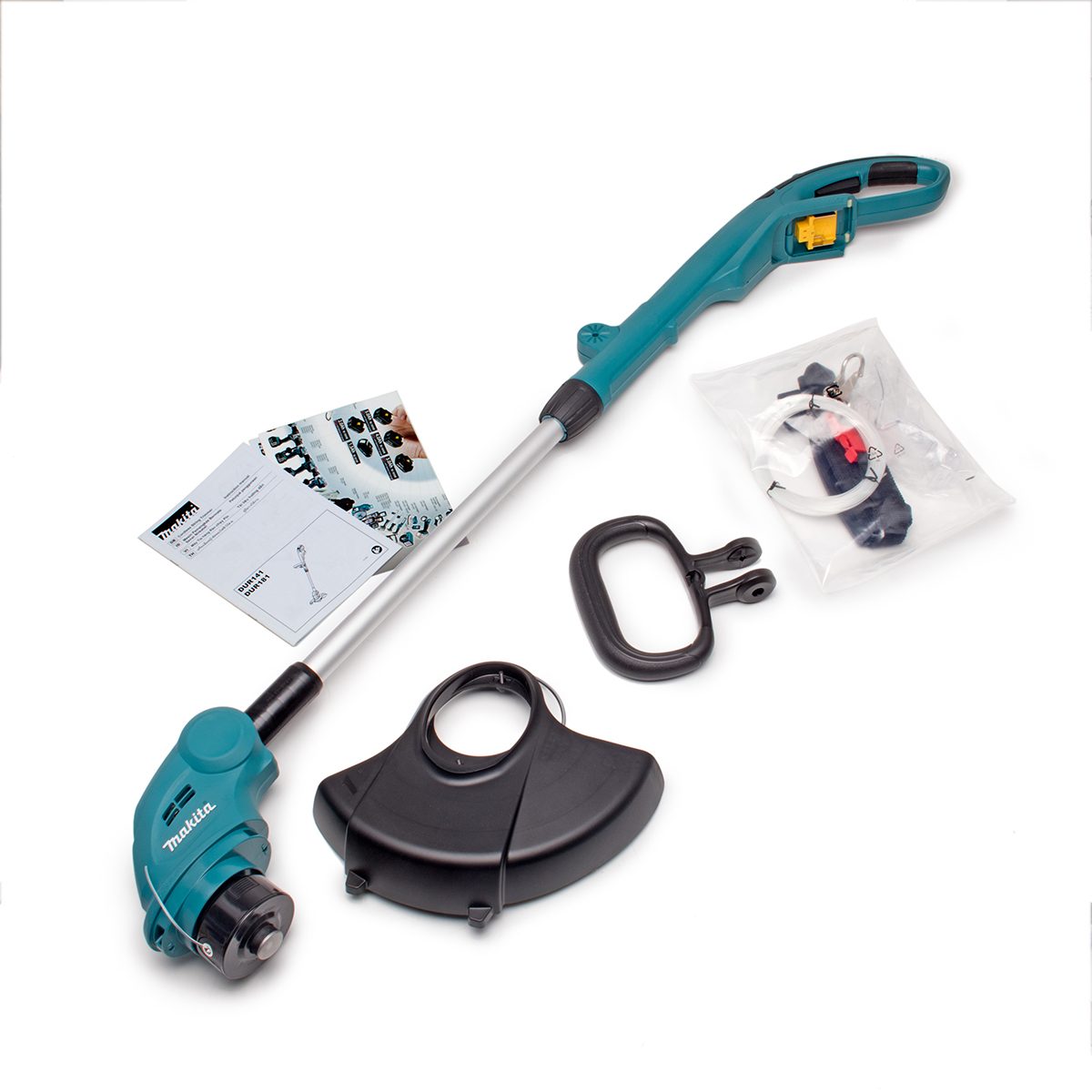 MAKITA เครื่องเล็มหญ้าสายเอ็น 18V รุ่น DUR181Z ความกว้างในการจัด 260 มม. (10-1/4 นิ้ว) ความเร็วรอบตัวเปล่า 7,800 รอบ/นาที ไม่รวมแบตเตอรี่-แท
