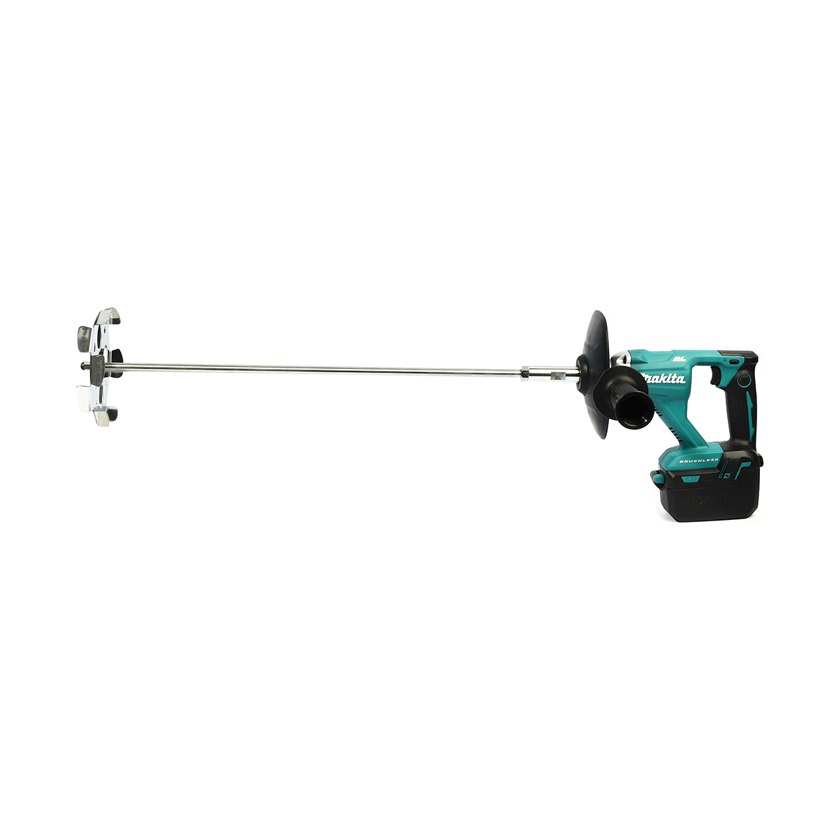 MAKITA เครื่องผสมสีไร้สายพร้อมก้าน 18 โวลต์ ขนาด 165 มม. (6-1/2 นิ้ว) รุ่น DUT130Z ความเร็วรอบสูงสุด 0-1,300 รอบ/นาที ไม่รวมแบตเตอรี่-แท่นชา