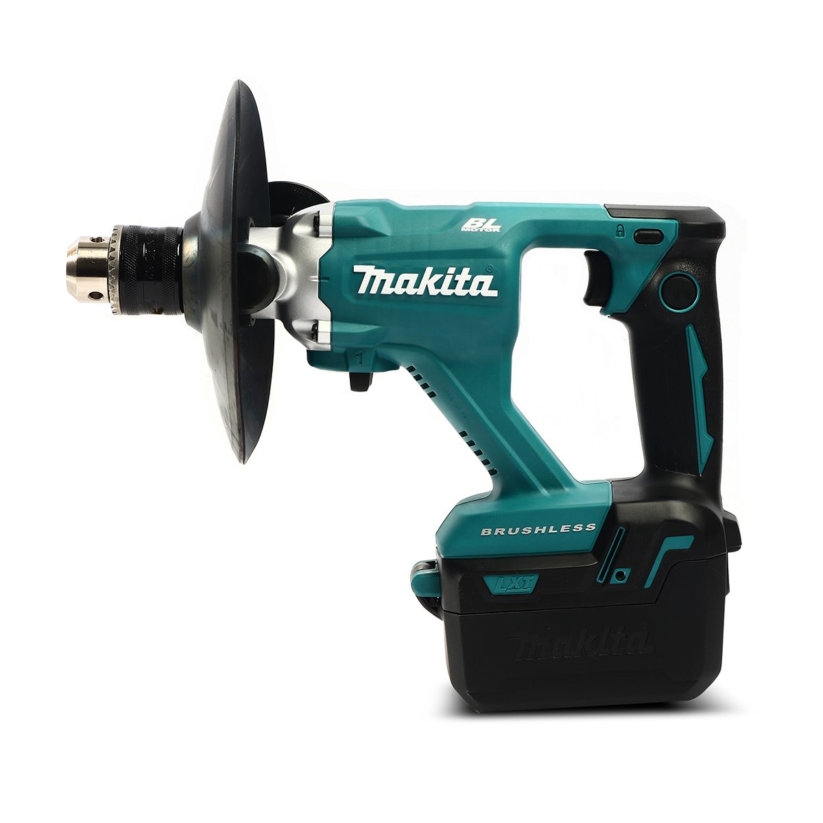MAKITA เครื่องผสมสีไร้สาย 18 โวลต์ ขนาด 13 มม. (1/2 นิ้ว) รุ่น DUT131Z ไม่รวมก้าน ความเร็วรอบสูงสุด 0-1,300 รอบ/นาที ไม่รวมแบตเตอรี่-แท่นชาร