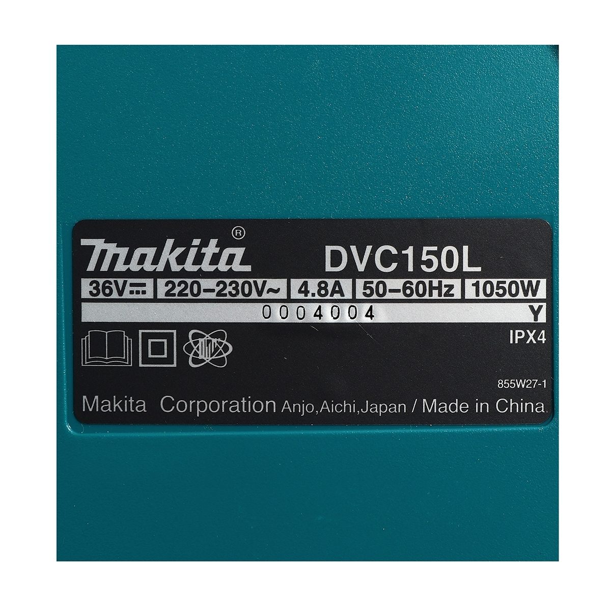 MAKITA เครื่องดูดฝุ่นน้ำ-แห้งไร้สาย 36 โวลต์ ถังเก็บฝุ่น 15 ลิตร รุ่น DVC150LZ ถังเก็บน้ำ 12 ลิตร (AC/DC) ไม่รวมแบตเตอรี่-แท่นชาร์จ (มากีต้า