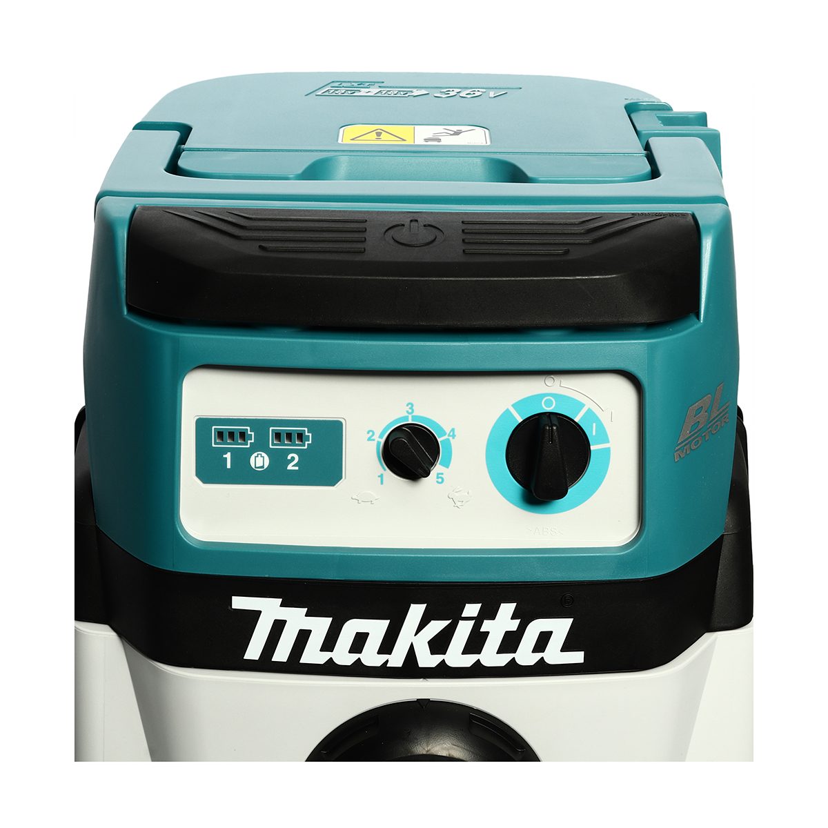 MAKITA เครื่องดูดฝุ่นน้ำ-แห้งไร้สาย 36 โวลต์ ถังเก็บุฝุ่น 15 ลิตร รุ่น DVC155LZX2 ถังเก็บน้ำ 12 ลิตร แรงดันลมสูงสุด 11 KPA กำลังการดูด 105 ว