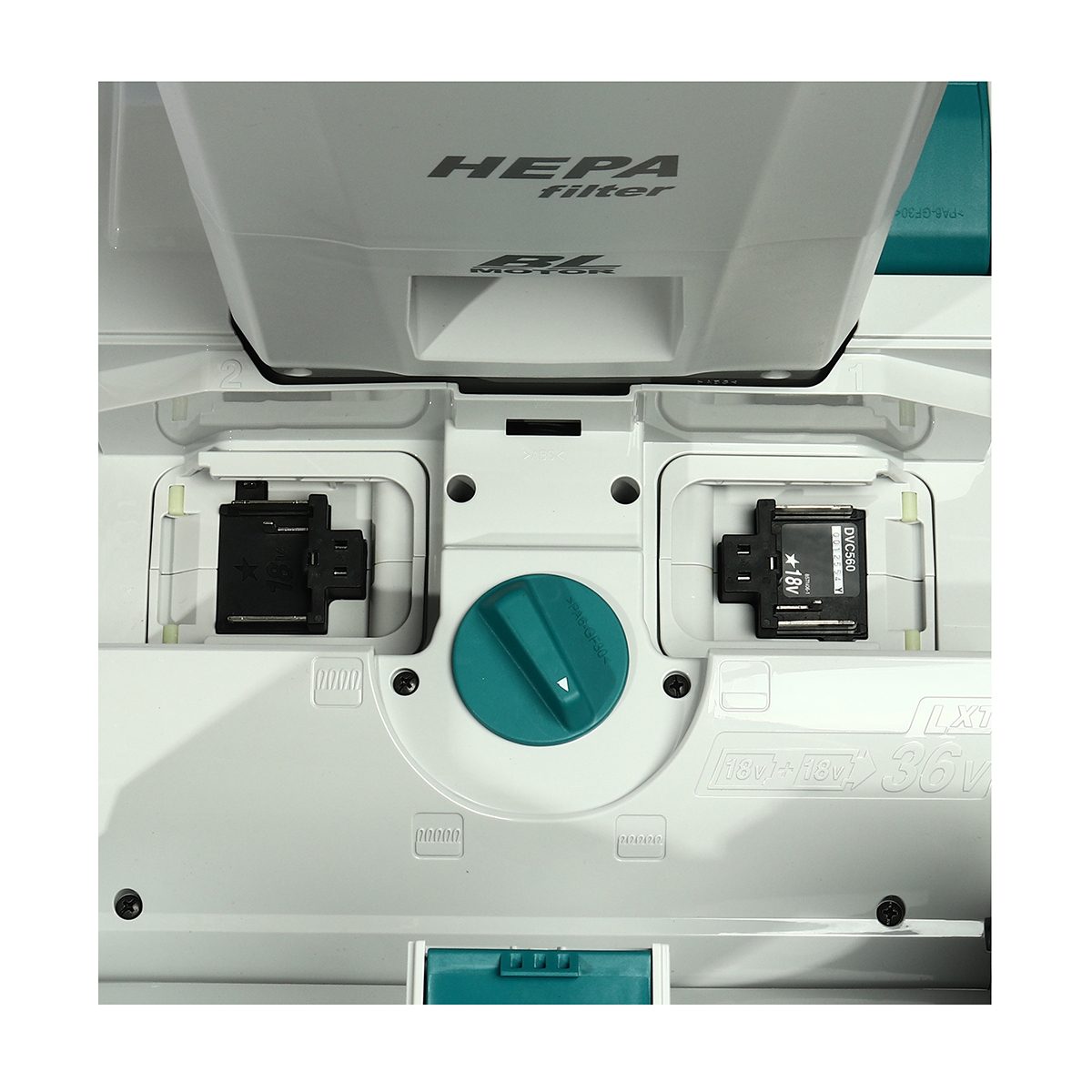 MAKITA เครื่องดูดฝุ่นทรงตั้งไร้สาย 36 โวลต์ ถังกับฝุ่น 5 ลิตร รุ่น DVC560Z แรงดันลมสูงสุด 12 KPA ไม่รวมแบตเตอรี่-แท่นชาร์จ (มากีต้า)