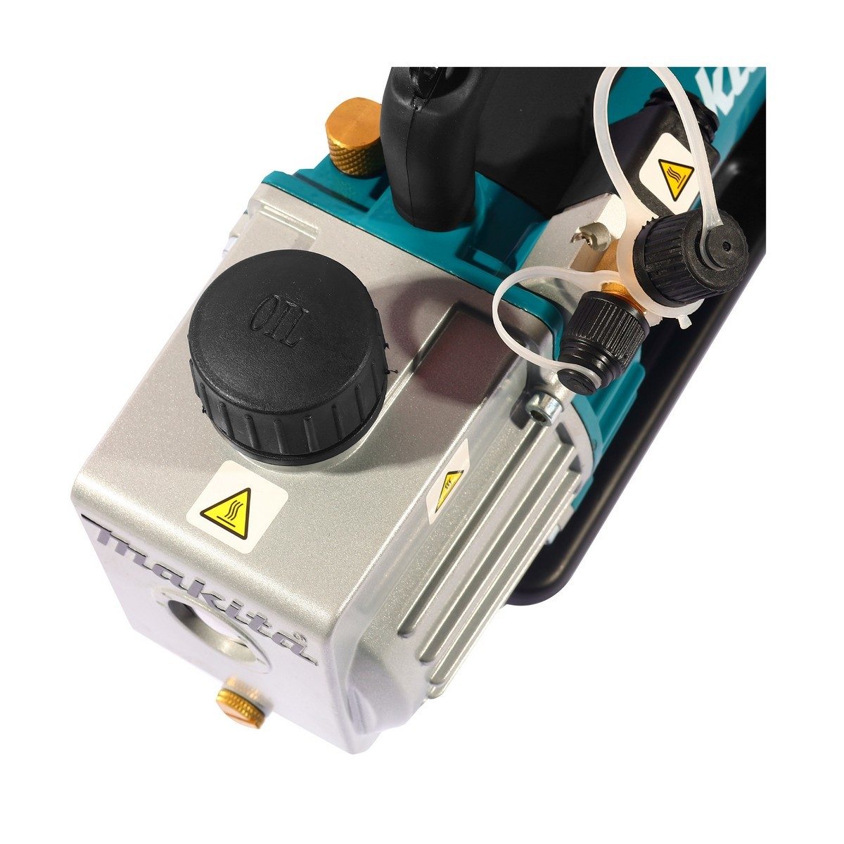 MAKTA ปั๊มแวคคั่มไร้สาย 36 โวลต์ (18V X2) อัตราการไหล 113 ลิตร/นาที รุ่น DVP181ZK สามารถทำสูญญากาศ 3 PA ความจุถังน้ำมัน 300 มล. (ไม่รวมแบตเต