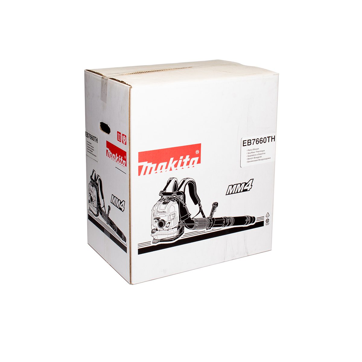 MAKITA เครื่องเป่าลม 4 จังหวะ รุ่น EB7660TH กำลังเครื่องยนต์ 75.6 CC ความจุถังน้ำมัน 1.9 ลิตร อัตราความเร็วเร็วลม 90 ม./วินาที (มากีต้า)