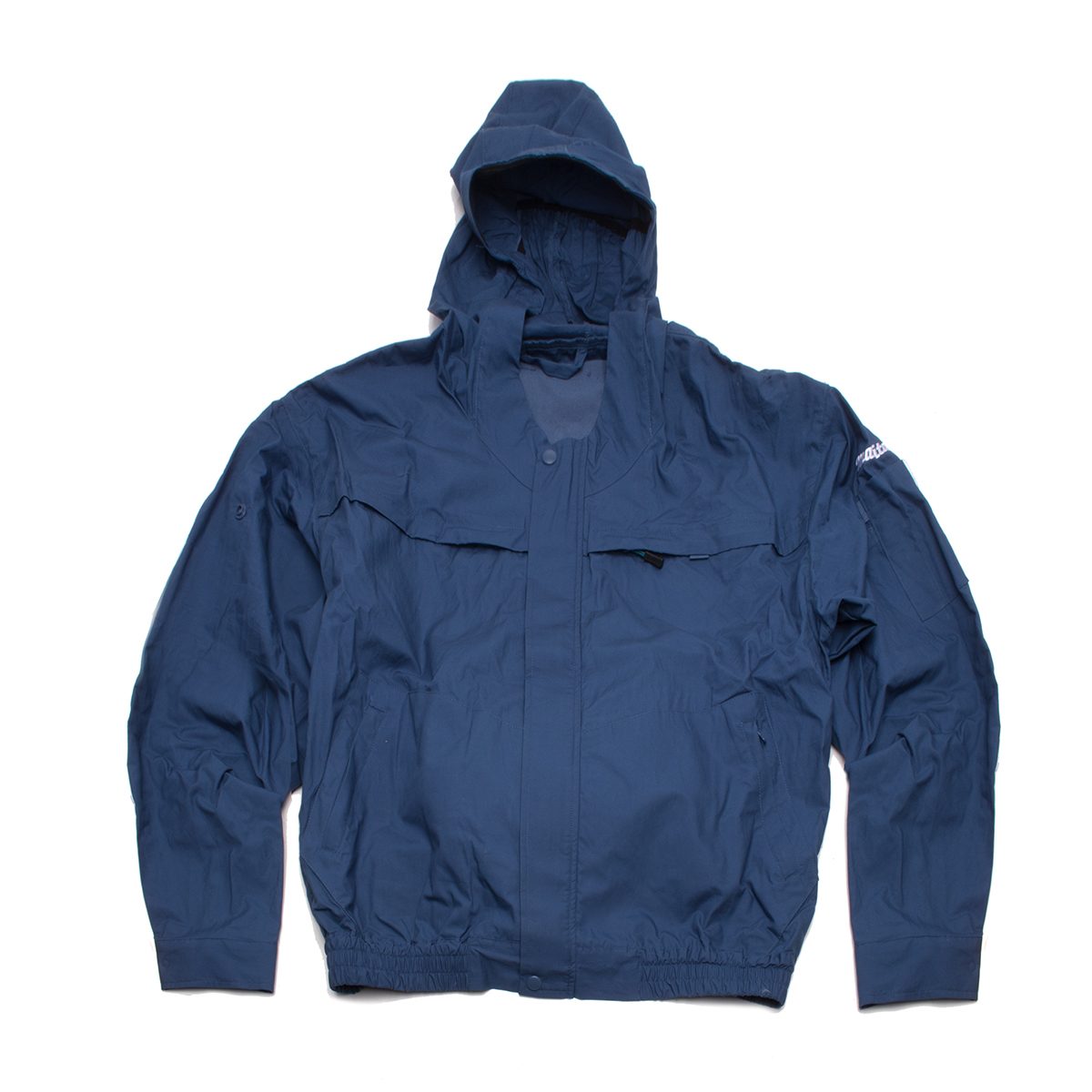 MAKITA เสื้อแจ็คเก็ตพัดลม+ฮูด ไร้สาย 12/18 โวลต์ ไซส์ 2L รุ่น FJ301DZLL ผ้าฝ้าย สำหรับงานเชื่อมและงานเจียร ปรับได้ 4 ระดับ มีกระเป๋า 5 ช่อง 