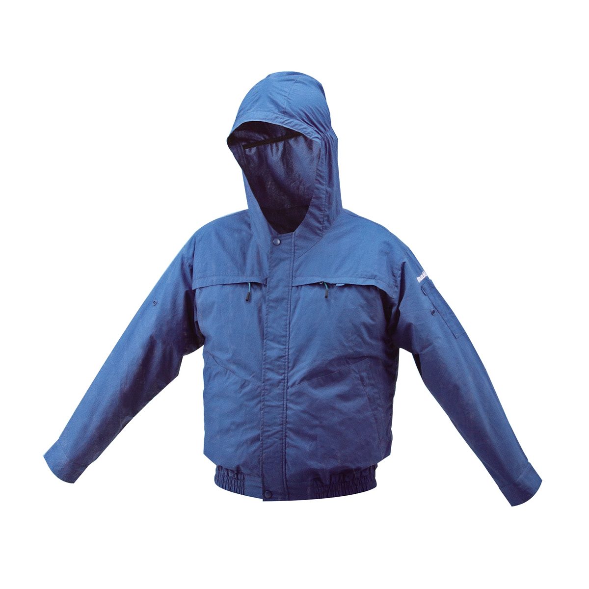MAKITA เสื้อแจ็คเก็ตพัดลม+ฮูด ไร้สาย 12/18 โวลต์ ไซส์ L รุ่น FJ301DZL ผ้าฝ้าย สำหรับงานเชื่อมและงานเจียร ปรับได้ 4 ระดับ มีกระเป๋า 5 ช่อง ไม