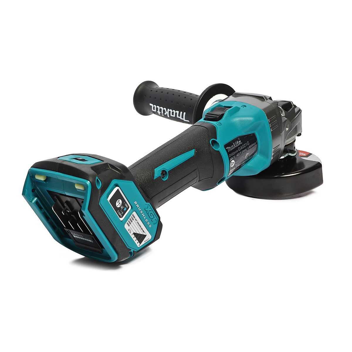 MAKITA เครื่องเจียไร้สาย 40 โวลต์ ขนาด 4 นิ้ว รุ่น GA021GZ ความเร็วรอบตัวเปล่า 3,000-8,500 รอบ/นาที ปรับรอบได้ สวิตซ์สไลด์ ไม่รวมแบตเตอรี่แล