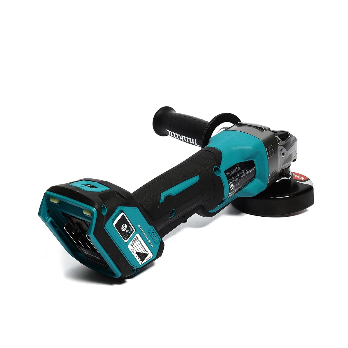 MAKITA เครื่องเจียไร้สาย 40 โวลต์ ขนาด 5 นิ้ว รุ่น GA029GZ ความเร็วรอบตัวเปล่า 3,000-8,500 รอบ/นาที ปรับรอบได้ สวิตซ์บีบ ไม่รวมแบตเตอรี่และแ