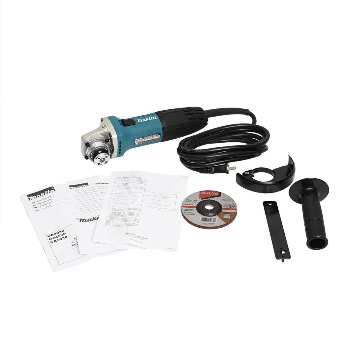 MAKITA เครื่องเจียรไฟฟ้า ขนาด 4 นิ้ว กำลังไฟ 720 วัตต์ รุ่น GA-4030 ความเร็วรอบ 11,000 รอบ/นาที สวิตช์สไลด์ (มากีต้า)