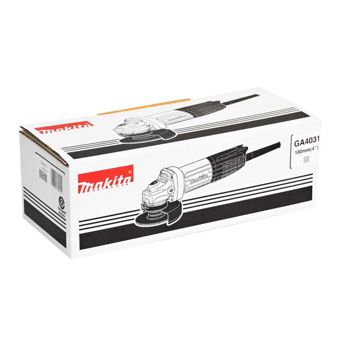 MAKITA เครื่องเจียรไฟฟ้า ขนาด 4 นิ้ว กำลังไฟ 720 วัตต์ รุ่น GA-4031 ความเร็วรอบ 11,000 รอบ/นาที ฉนวนสองชั้น สวิตช์หลัง (มากีต้า)