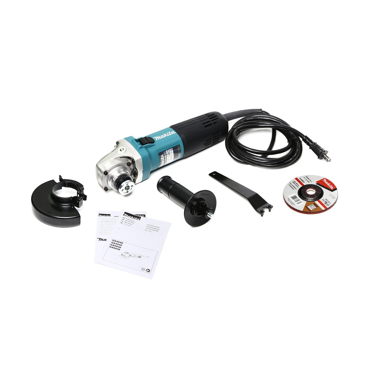 MAKITA เครื่องเจียรไฟฟ้า ขนาด 4 นิ้ว กำลังไฟ 1,100 วัตต์ รุ่น GA4040 ความเร็วรอบตัวเปล่า 11,000 รอบ/นาที มีระบบ SJS (มากีต้า)