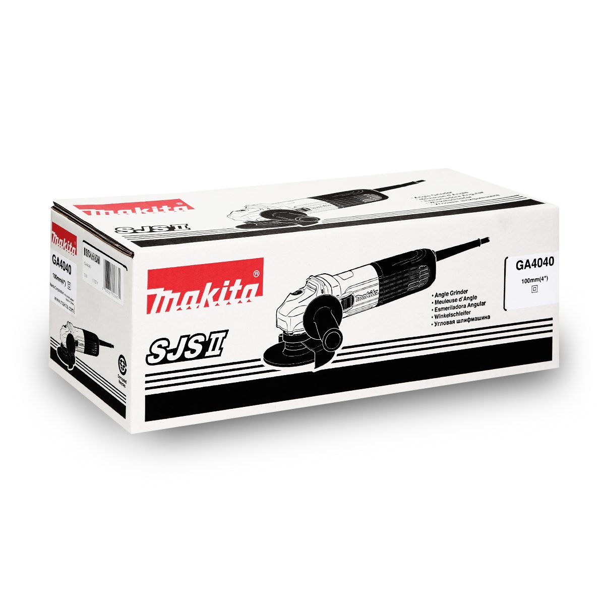 MAKITA เครื่องเจียรไฟฟ้า ขนาด 4 นิ้ว กำลังไฟ 1,100 วัตต์ รุ่น GA4040 ความเร็วรอบตัวเปล่า 11,000 รอบ/นาที มีระบบ SJS (มากีต้า)