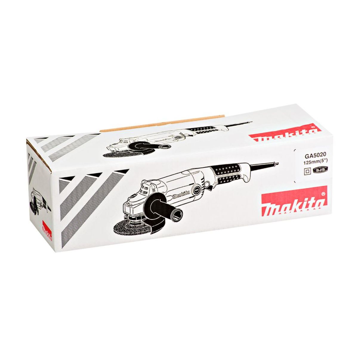 MAKITA เครื่องเจียรไฟฟ้า ขนาด 5 นิ้ว กำลังไฟ 1,050 วัตต์ รุ่น GA-5020 ความเร็วรอบตัวเปล่า 12,000 รอบ/นาที มีระบบ SJS มีฉนวนสองชั้น (มากีต้า)