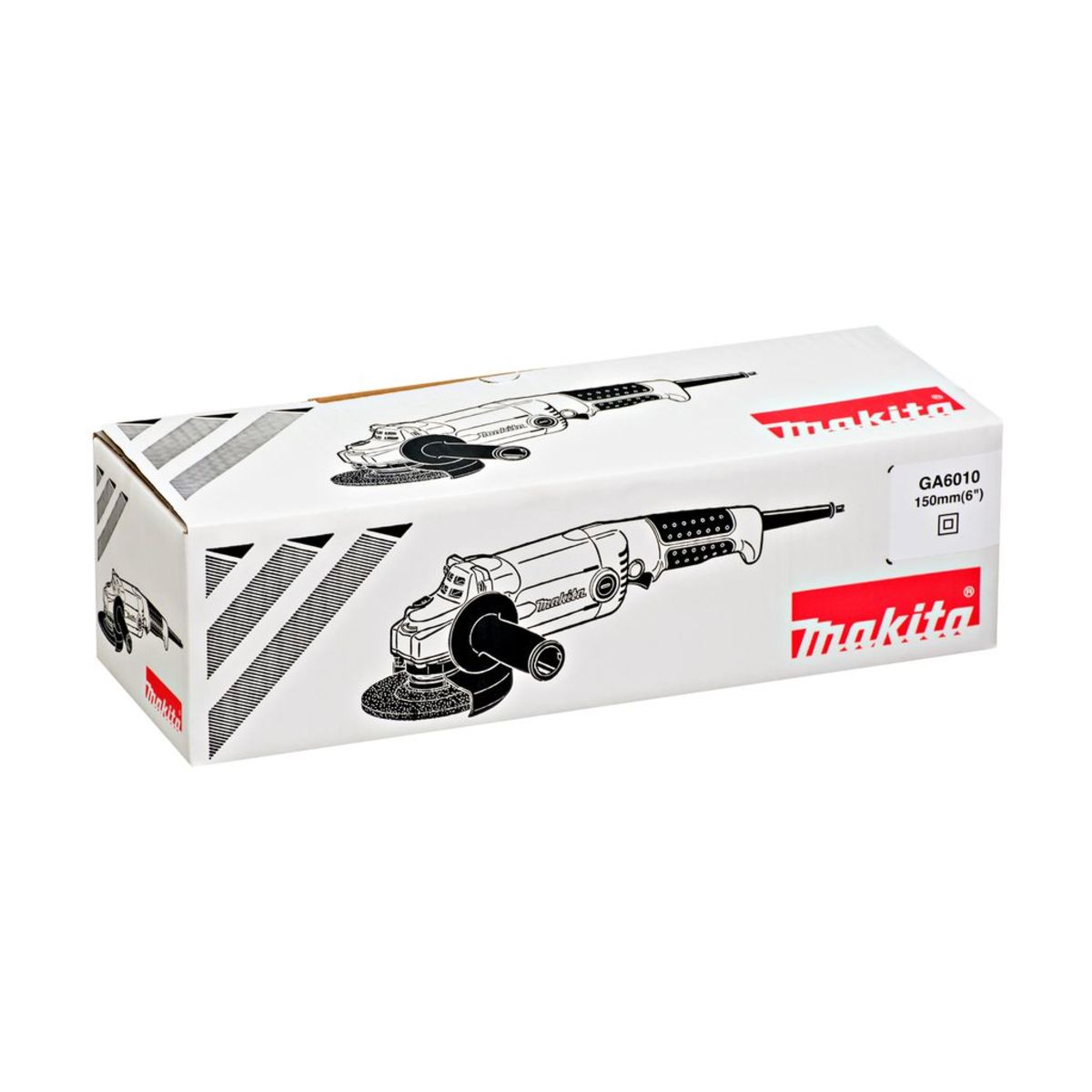 MAKITA เครื่องเจียรไฟฟ้า ขนาด 6 นิ้ว กำลังไฟ 1,050 วัตต์ รุ่น GA-6010 ความเร็วรอบตัวเปล่า 10,000 รอบ/นาที มีฉนวนสองชั้น (มากีต้า)