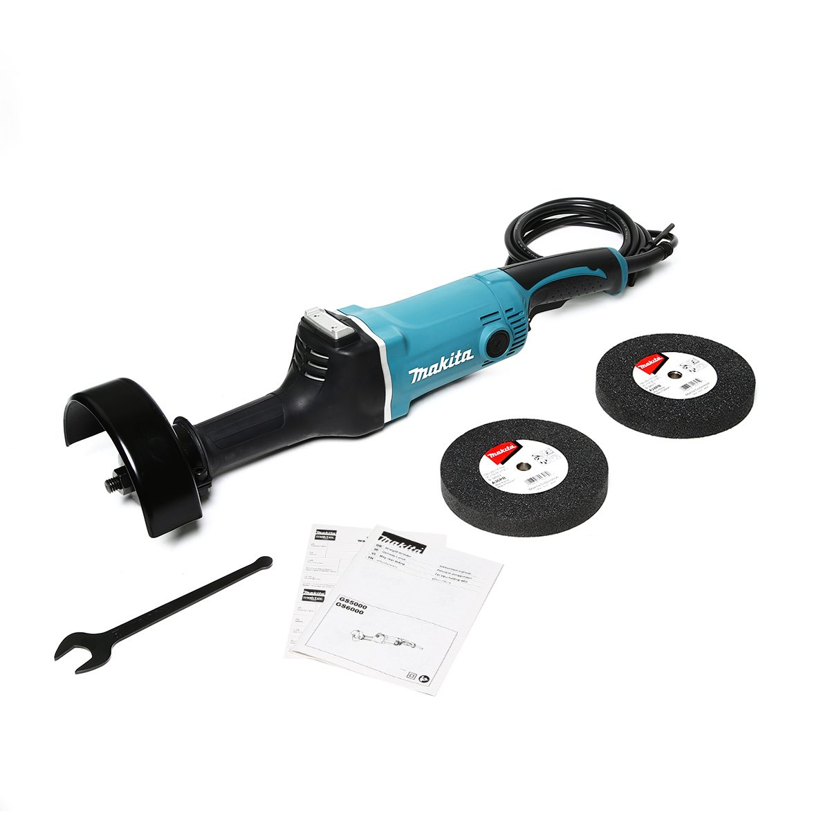 เครื่องเจียรคอยาวไฟฟ้า MAKITA ขนาด 6 นิ้ว กำลังไฟ 750 วัตต์ รุ่น GS6000 ความเร็วรอบตัวเปล่า 5,600 รอบ/นาที (มากีต้า)
