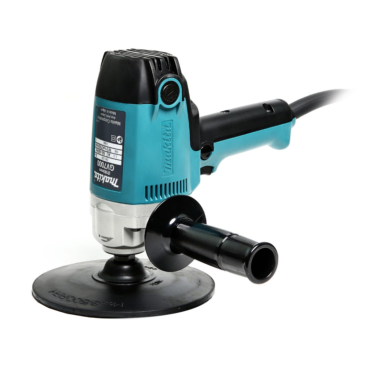 MAKITA เครื่องขัดกระดาษทราย ขนาด 7 นิ้ว (180 มม.) กำลังไฟ 550 วัตต์ รุ่น GV-7000 ความเร็วรอบตัวเปล่า 4,700 รอบ/นาที (มากีต้า)