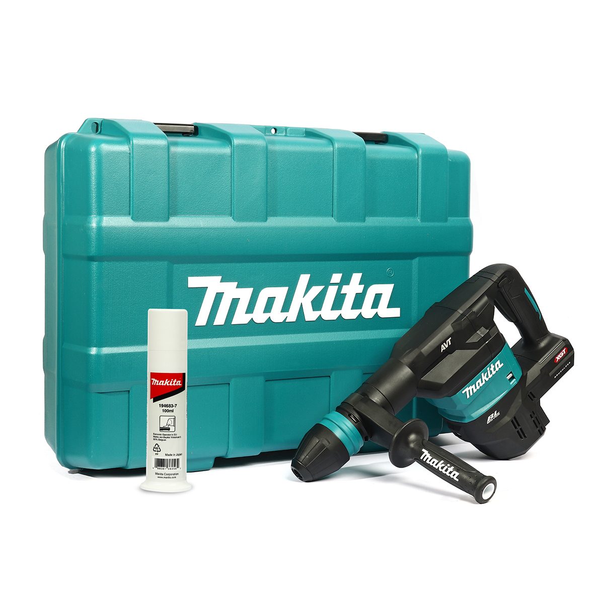 MAKITA เครื่องสกัดไร้สาย 40 โวลต์ ขนาด 18 มม. (11/16 นิ้ว) รุ่น HM001GZ ใช้กับดอกสว่าน SDS-MAX พลังงานการกระแทก EPTA 9.4 จูล ไม่รวมแบตเตอรี่
