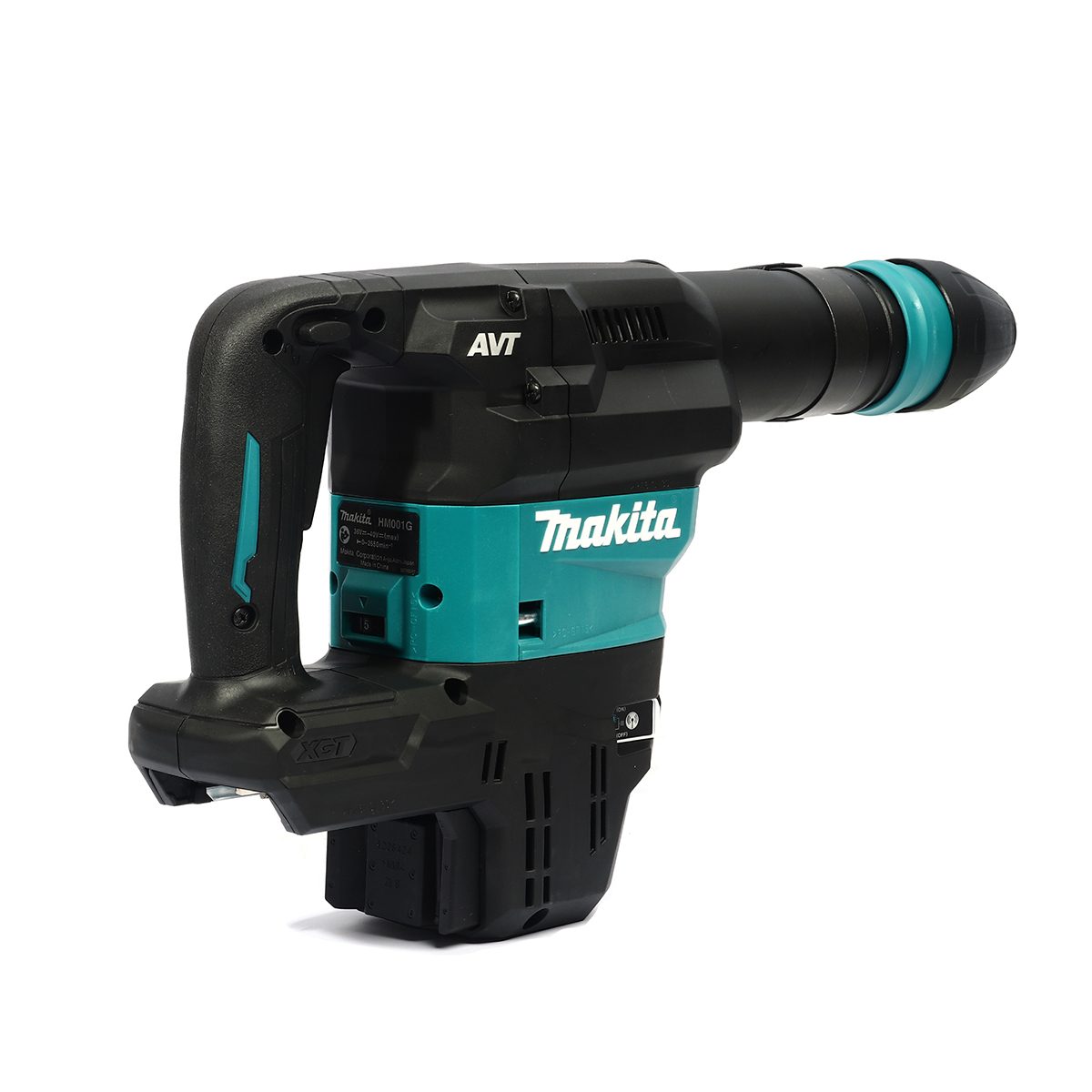 MAKITA เครื่องสกัดไร้สาย 40 โวลต์ ขนาด 18 มม. (11/16 นิ้ว) รุ่น HM001GZ ใช้กับดอกสว่าน SDS-MAX พลังงานการกระแทก EPTA 9.4 จูล ไม่รวมแบตเตอรี่