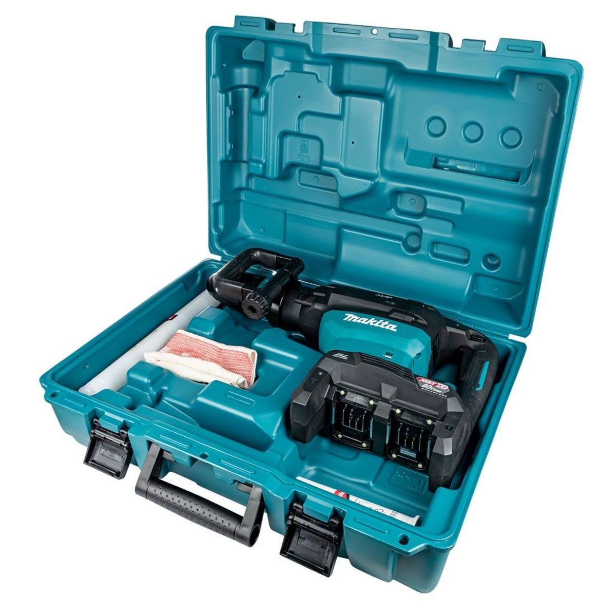 MAKITA เครื่องสกัดไร้สาย 80 โวลต์ ขนาด 18 มม. (11/16 นิ้ว) รุ่น HM001GZ ใช้กับดอกสว่าน SDS-MAX พลังงานการกระแทก EPTA 20.9 จูล ไม่รวมแบตเตอรี
