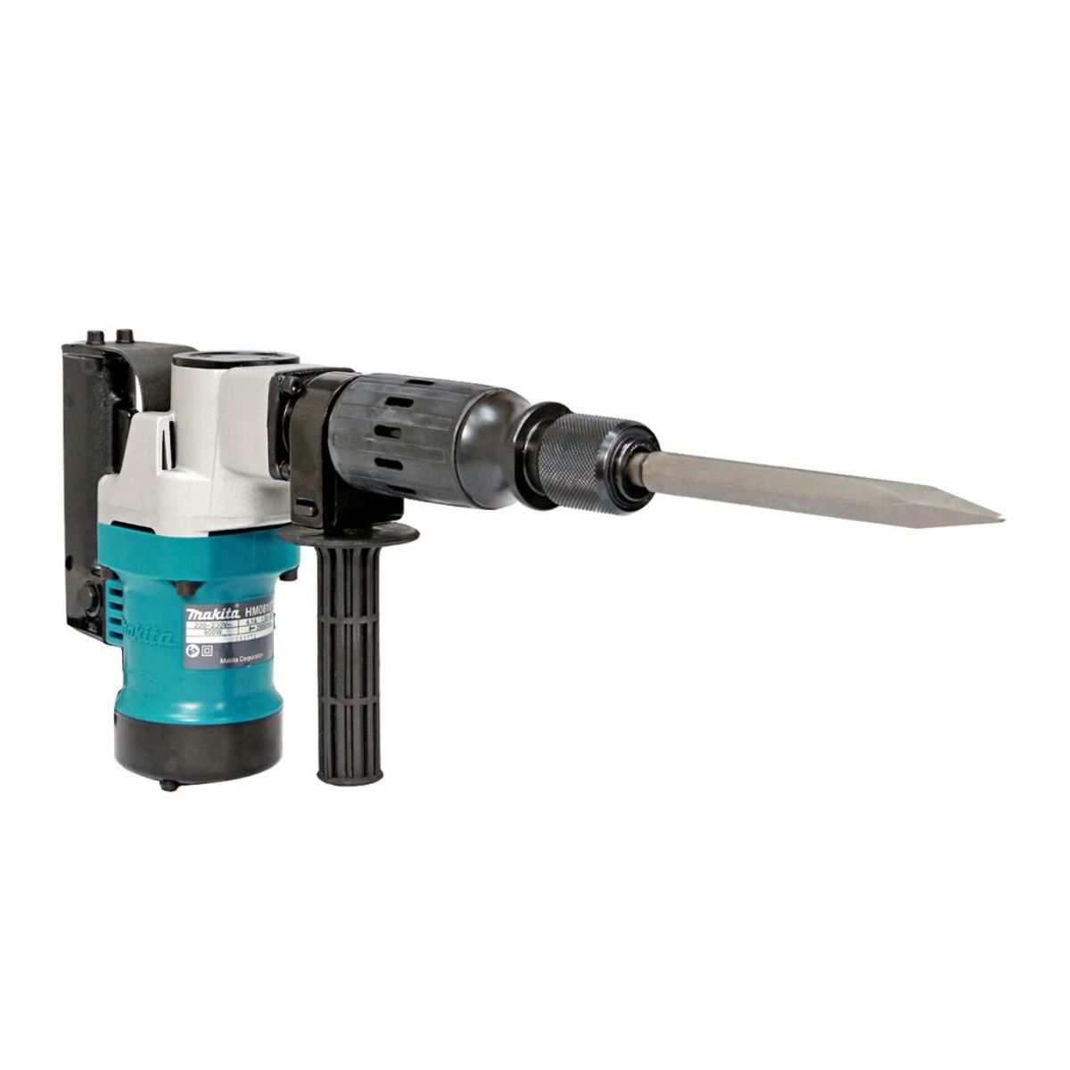 MAKITA เครื่องสกัดคอนกรีตไฟฟ้า 7.6 จูล ขนาด 17 มม. (11/16 นิ้ว) กำลังไฟ 900 วัตต์ รุ่น HM-0810TA อัตราการกระแทก 2,900 ครั้ง/นาที มีฉนวนสองชั