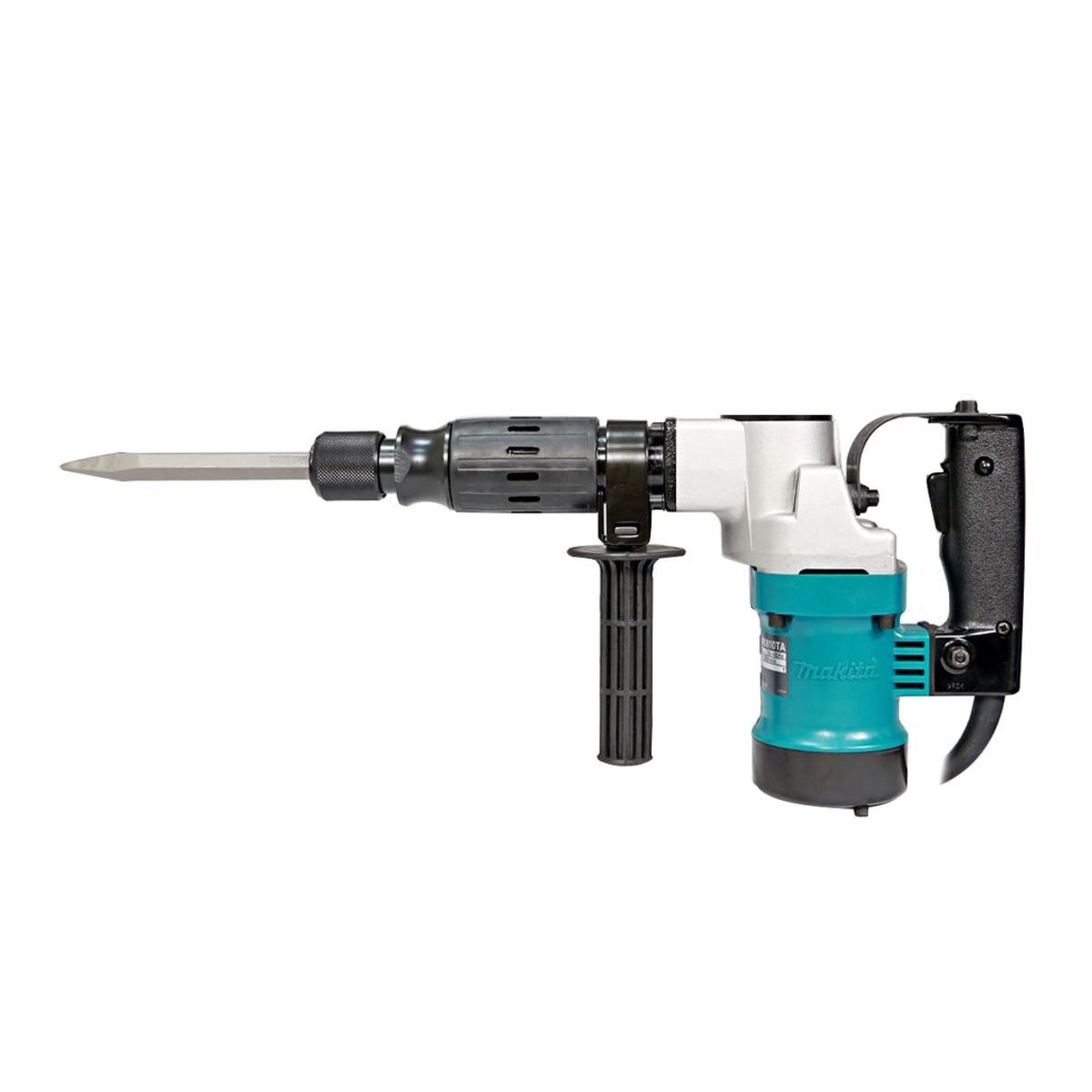 MAKITA เครื่องสกัดคอนกรีตไฟฟ้า 7.6 จูล ขนาด 17 มม. (11/16 นิ้ว) กำลังไฟ 900 วัตต์ รุ่น HM-0810TA อัตราการกระแทก 2,900 ครั้ง/นาที มีฉนวนสองชั