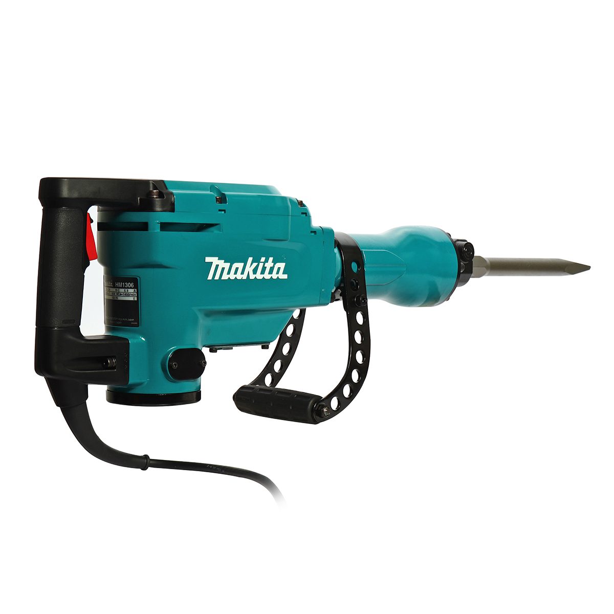 MAKITA เครื่องสกัดคอนกรีตไฟฟ้า 21.7 จูล ขนาด 30 มม. (1-3/16 นิ้ว) กำลังไฟ 1,510 วัตต์ รุ่น HM-1306 อัตราการกระแทก 1,450 ครั้ง/นาที (มากีต้า)
