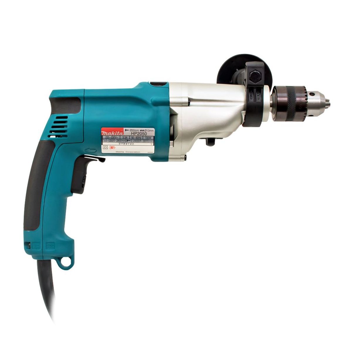 MAKITA สว่านกระแทกไฟฟ้า 2 สปีด ขนาด 20 มม. (3/4 นิ้ว) กำลังไฟ 720 วัตต์ รุ่น HP-2050 ปรับความเร็วได้ ลดการสั่งสะเทือน (มากีต้า)